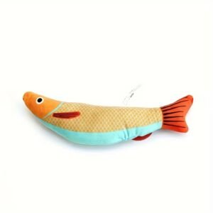Interactive Cat Kicker Toy - Saury Fish