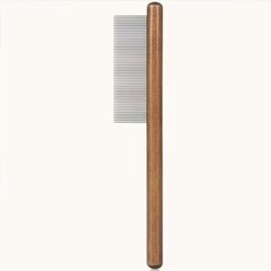 Comfortable Wooden Handle Comb for Pets