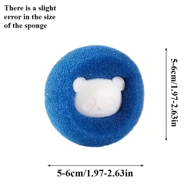 10pcs Vibrant Reusable Pet Hair Removal Balls - Image 3