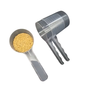 2-Piece Transparent Pet Feeding Spoons
