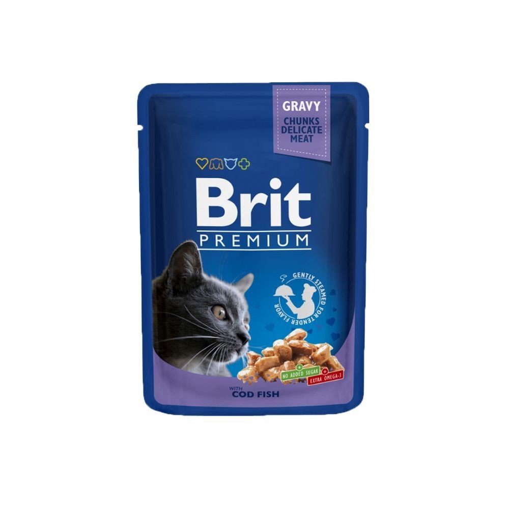 Brit Premium Wet Cat Food In Gravy 100g Set - Image 4