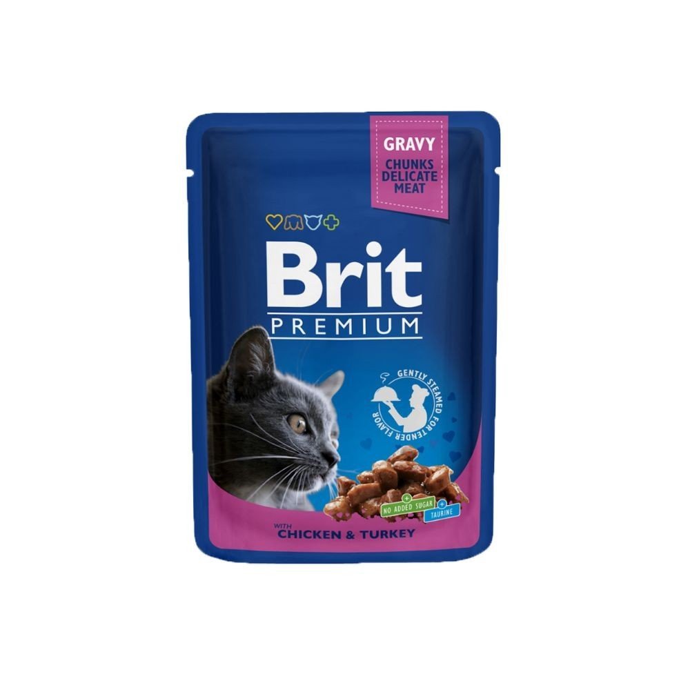 Brit Premium Wet Cat Food In Gravy 100g Set - Image 5