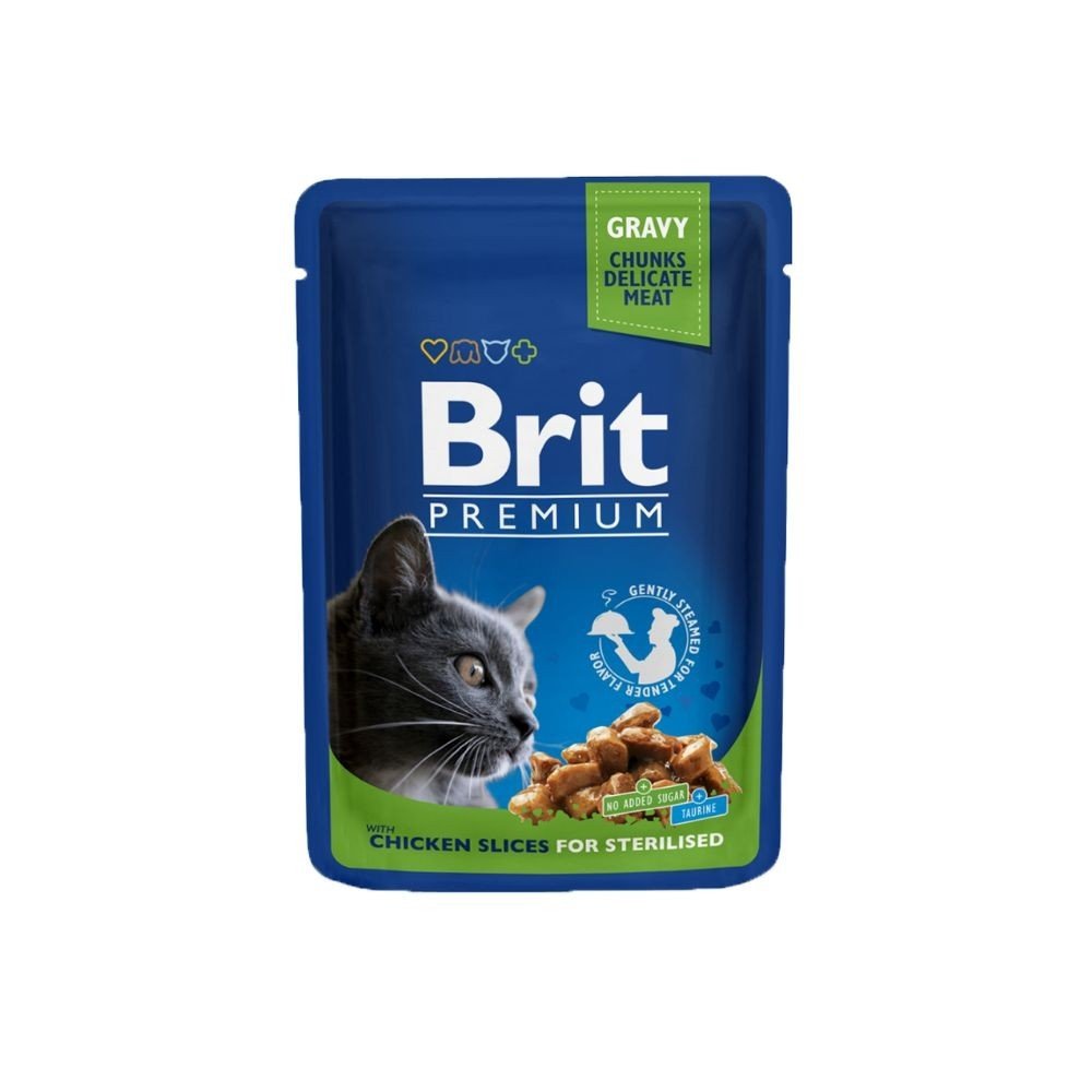 Brit Premium Wet Cat Food In Gravy 100g Set - Image 2