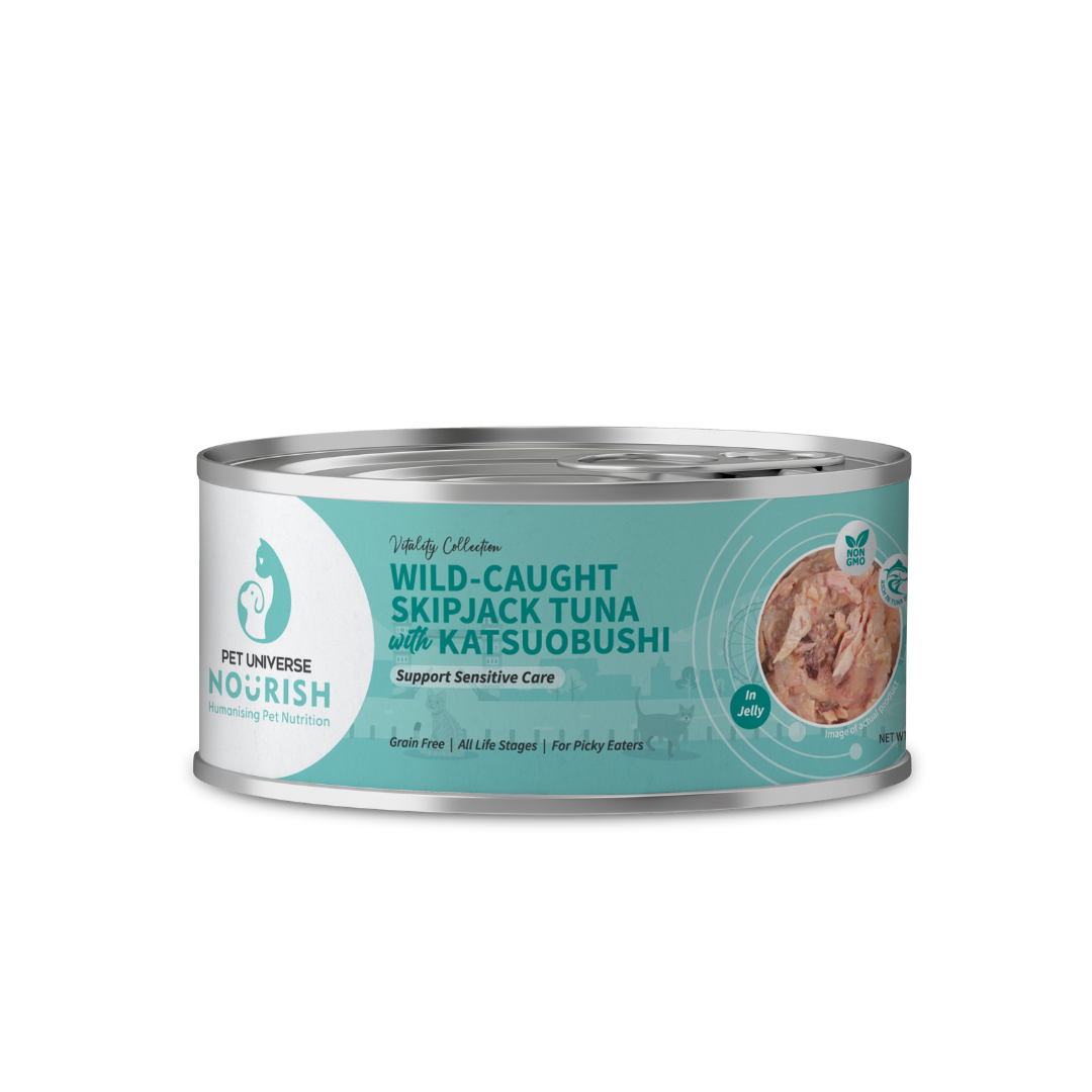 Pet Universe Nourish Cat Vitality 70g Wild Caught Skipjack Tuna With Katsuobushi In Jelly Wet Cat Food - Image 2